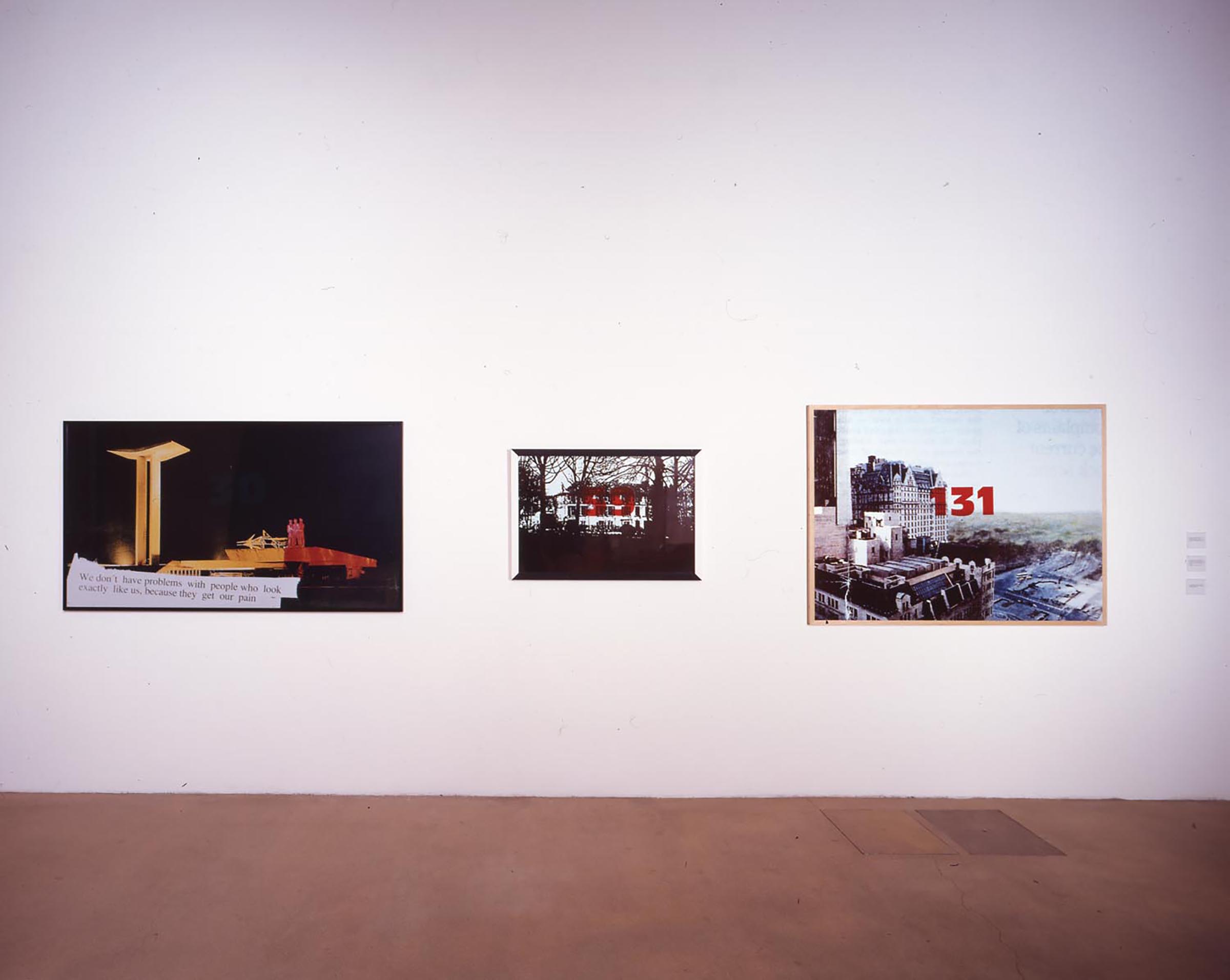 u0022Martin Kippenberger : Respektive 1997-1976u0022, veduta espositiva